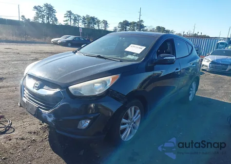 2013 Hyundai Tucson Limited из США, поврежденный, VIN KM8JUCACXDU726672